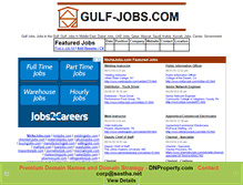 Tablet Screenshot of gulf-jobs.com